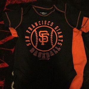 Set of 3 SF Giants onesies